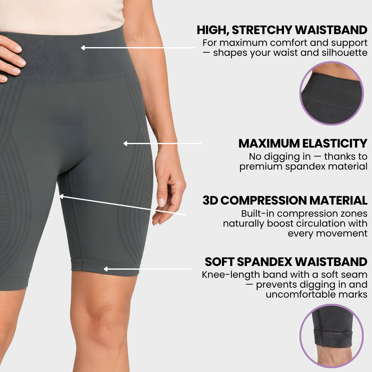 COREEX CelluFlex™ 3D-Compressionshorts 2.0