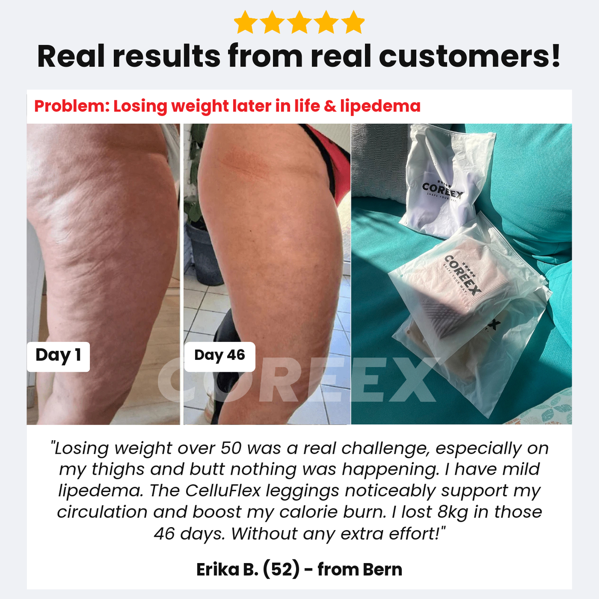 Erika B. before and after