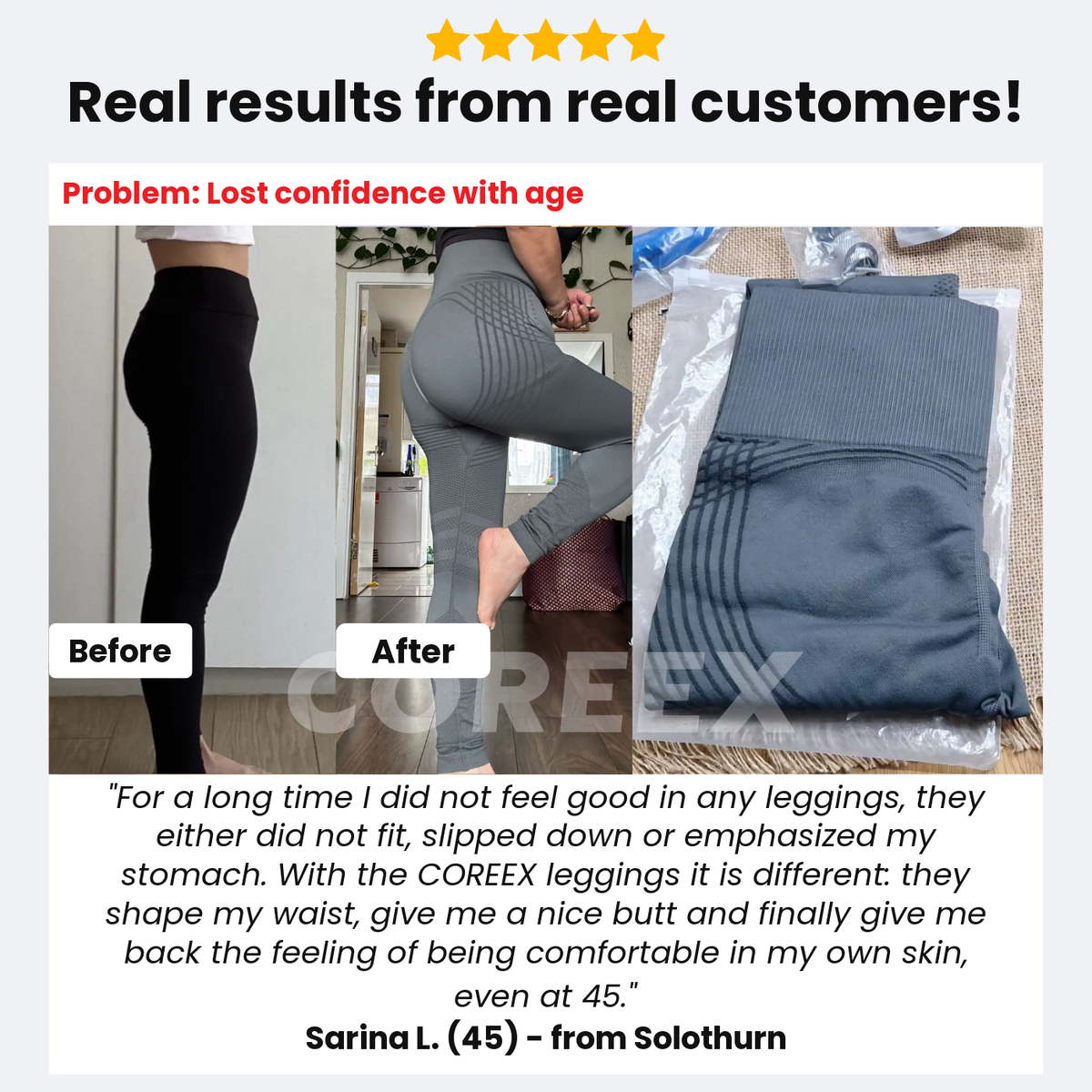 Sarina L. before and after