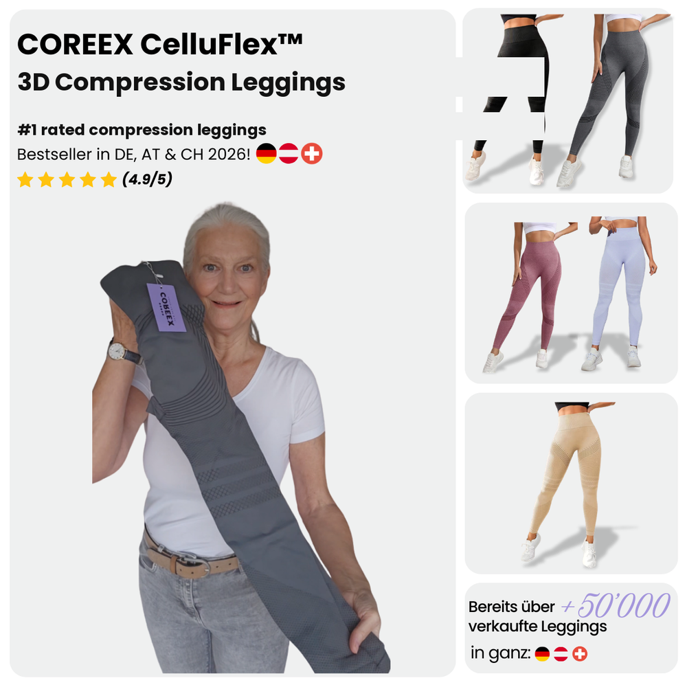 COREEX CelluFlex 3D Compression Leggings, buy 1 get 1 free