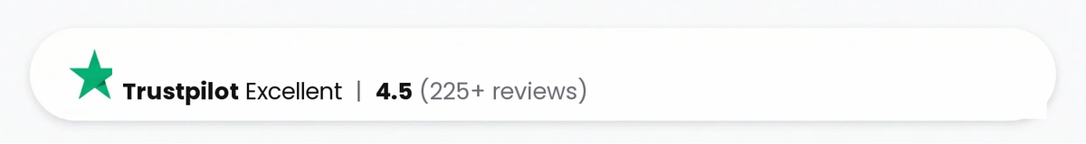 Trustpilot rating