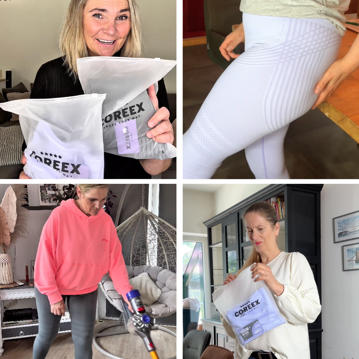 Customers with their CelluFlex leggings